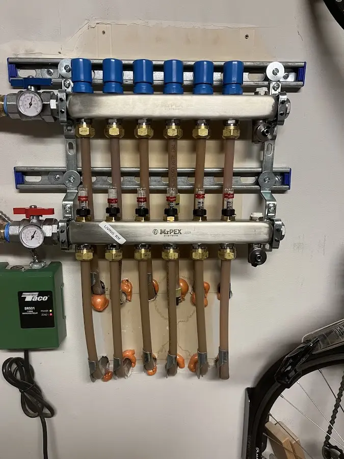 Plumber performing Leak Detection at a residential property in Gregg